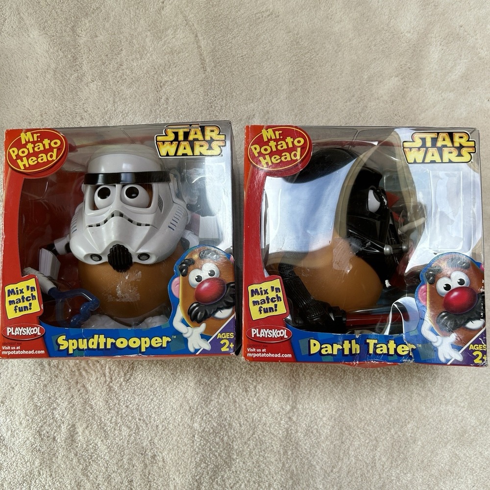Mr‎ Potato Head Star Wars Darth Vader & Stormtrooper NIB Playskool